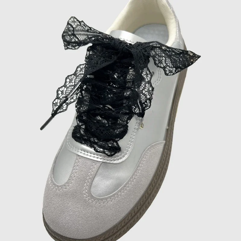 1 пара милых кружевных шнурков для женщин - Фотография_5
