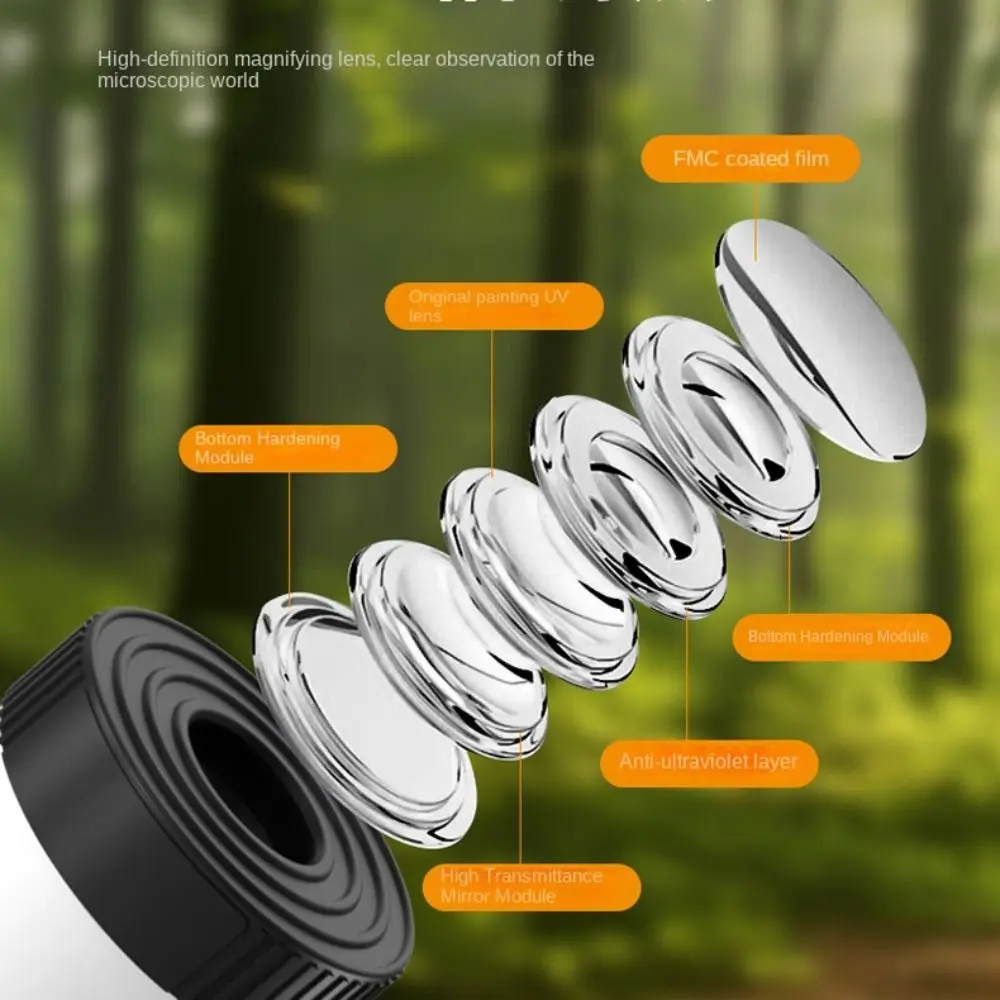 Карманный микроскоп с увеличением 60-200x - Фотография_3