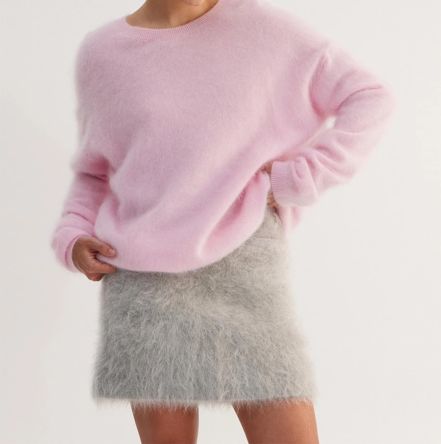 Пуловер с круглым вырезом - Фотография_3