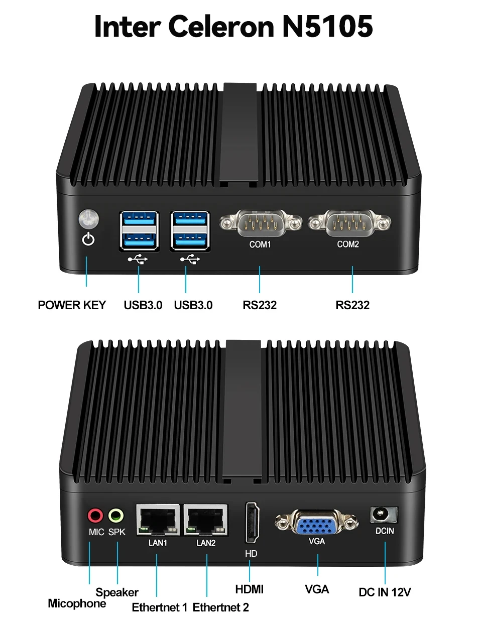 Xcy htpc мини-пк j4125 celeron - Фотография_6