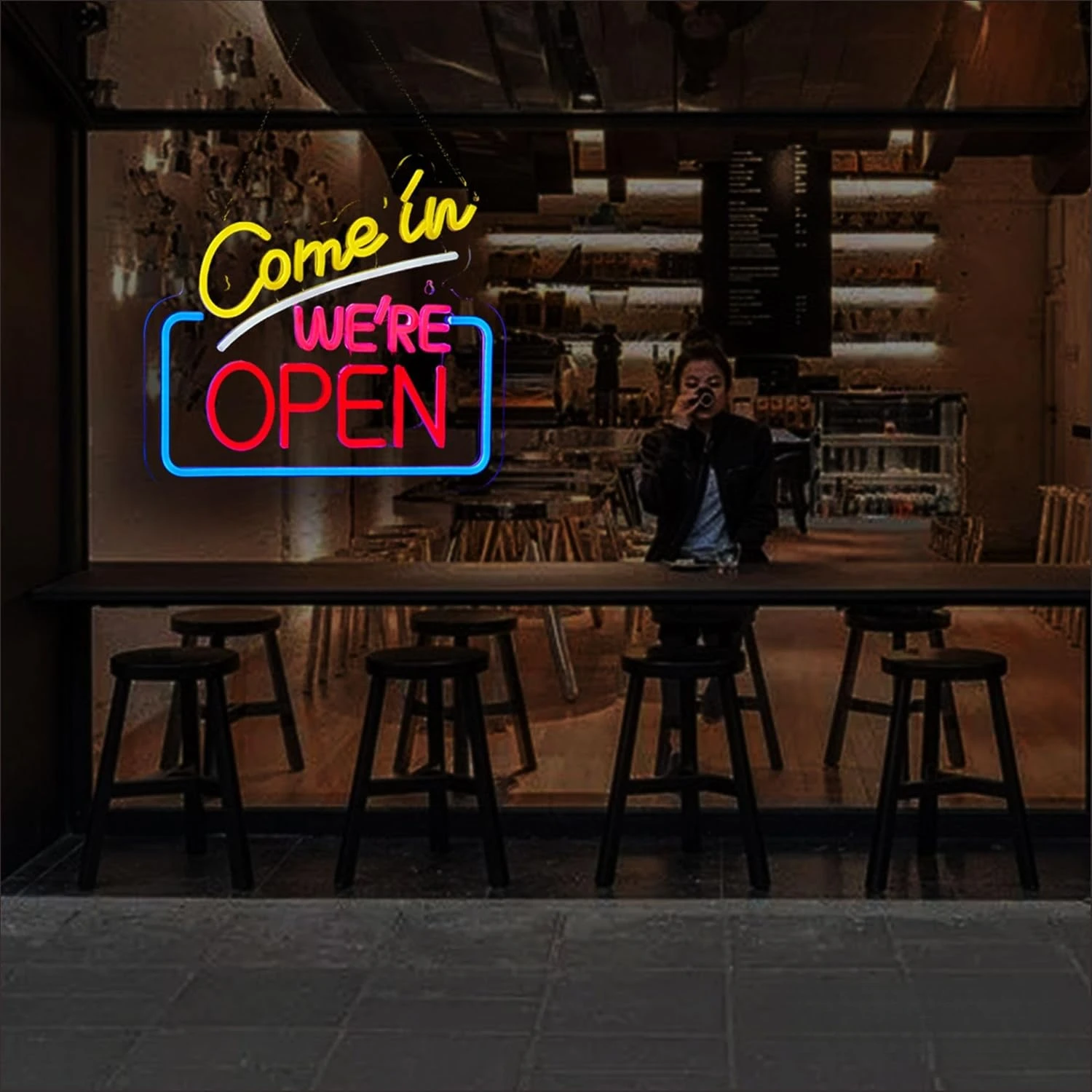 Come in we're open неоновая - Фотография_2