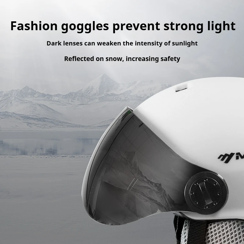 Лыжный шлем moon с интегрально формованными очками - Фотография_4