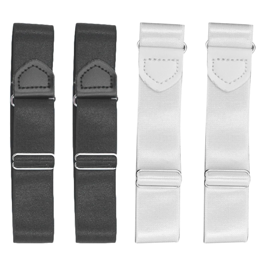 2 пары регулируемых нескользящих подвязок на рукавах рубашки - Фотография_3