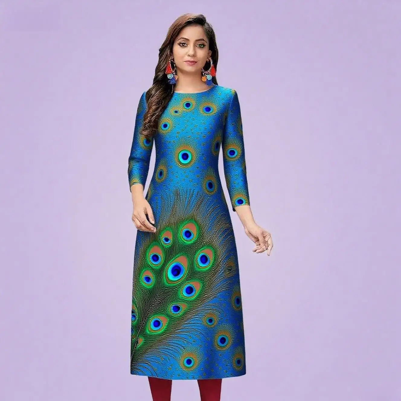 Женское повседневное модное платье - Фотография_2