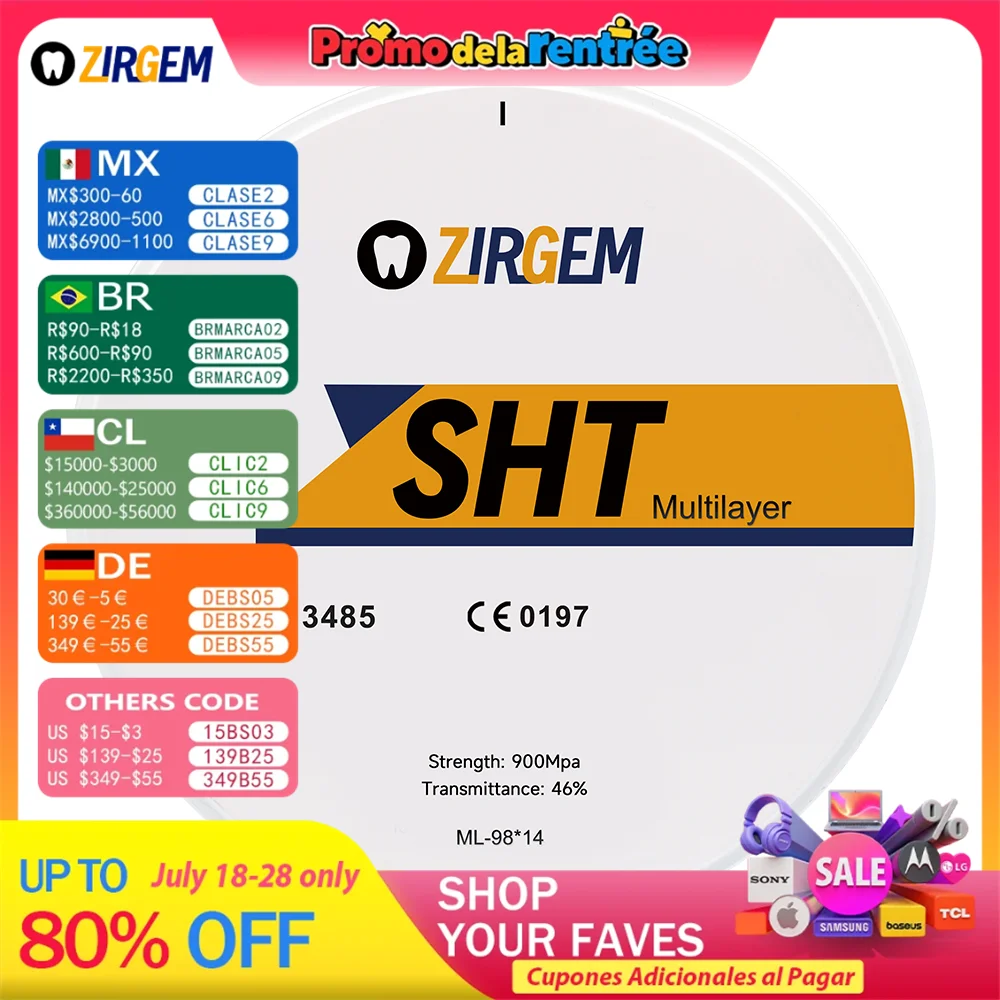 Многослойный керамический блок zirgem sht