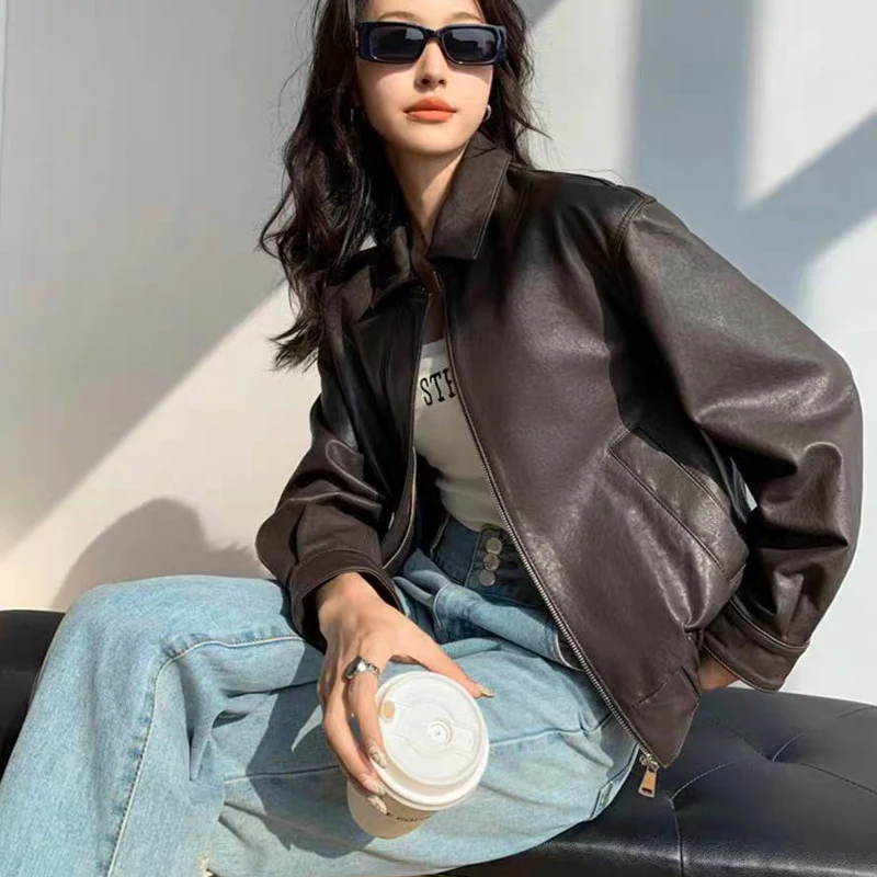 Женская кожаная одежда 2025