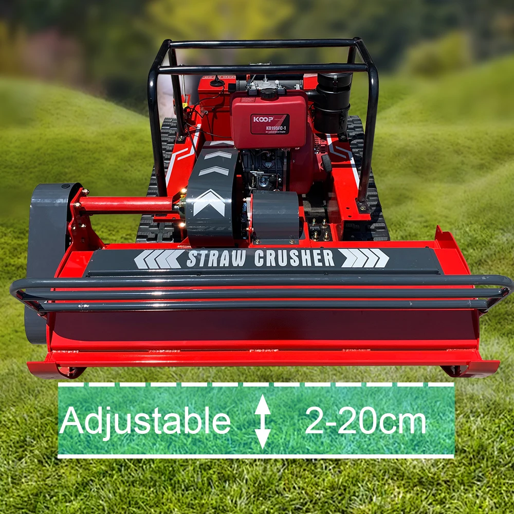 15hp дизельный двигатель газонокосилка с дистанционным управлением - Фотография_3