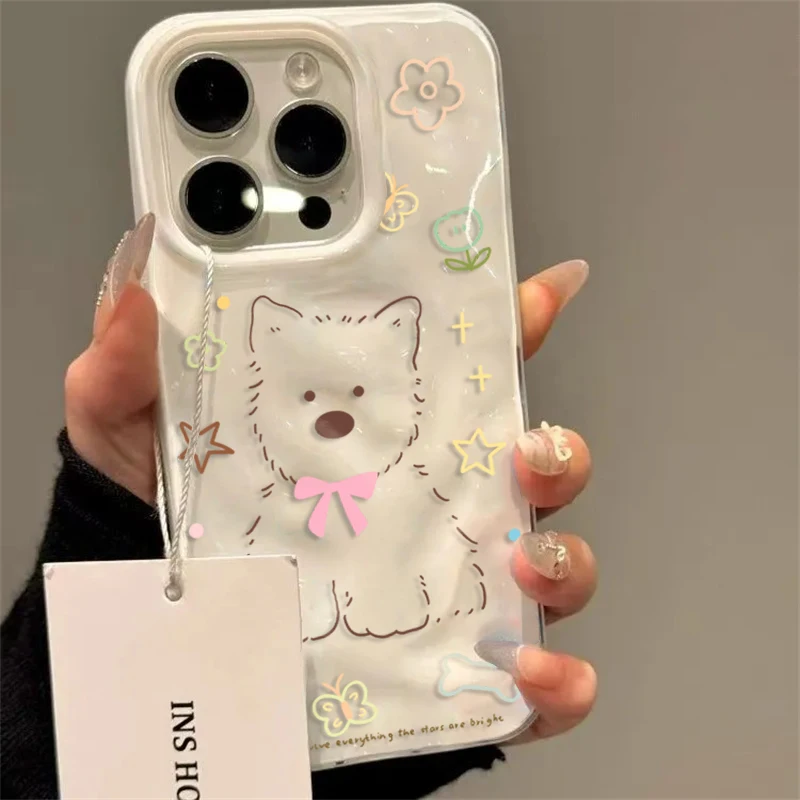 Модный чехол для телефона с морщинистой текстурой для iphone 17 - Фотография_4