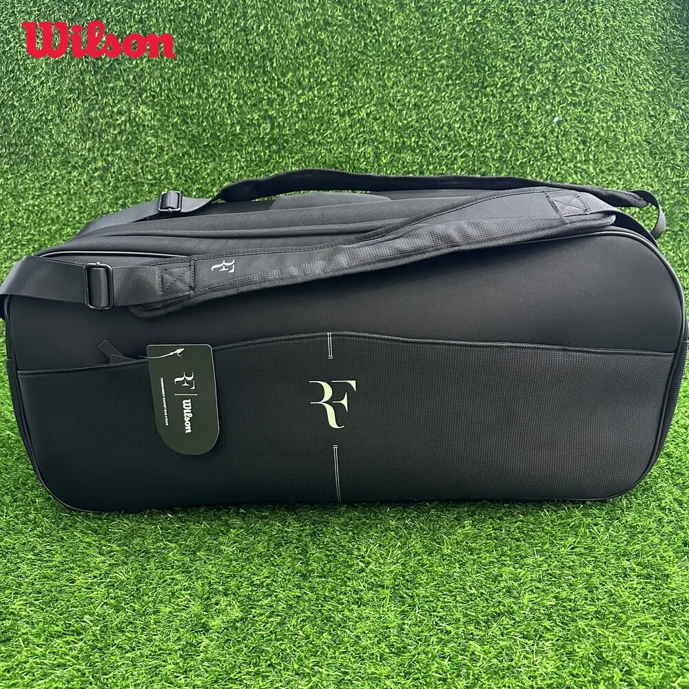 Теннисная сумка wilson рюкзак с ракеткой для турниров rf - Фотография_4
