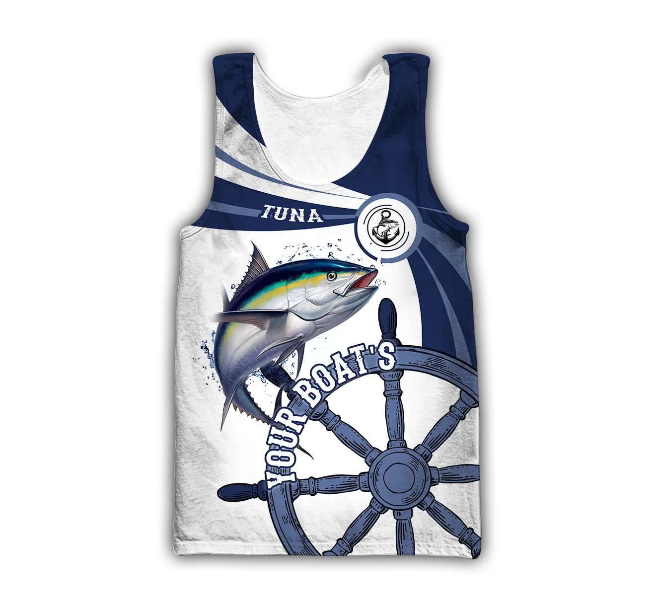 Мужской жилет mahi mahi fishing с 3d принтом - Фотография_6