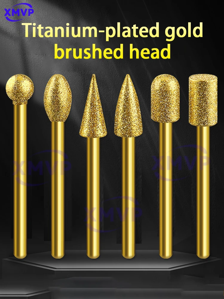 Алмазная шлифовальная головка с титановым покрытием - Фотография_2