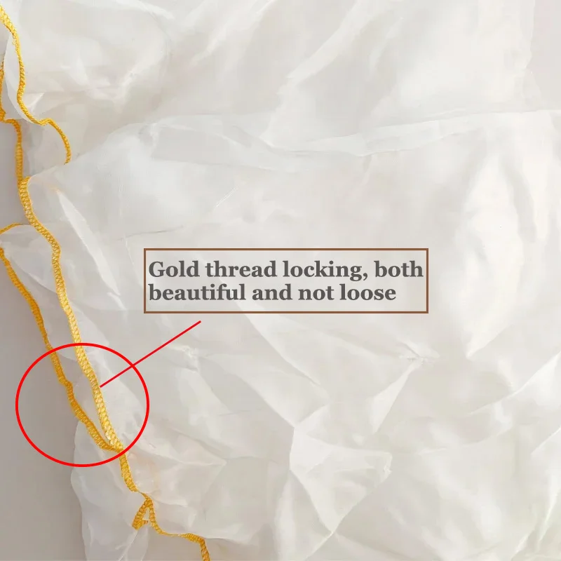 Натуральная шелковая вуаль для танца живота - Фотография_6