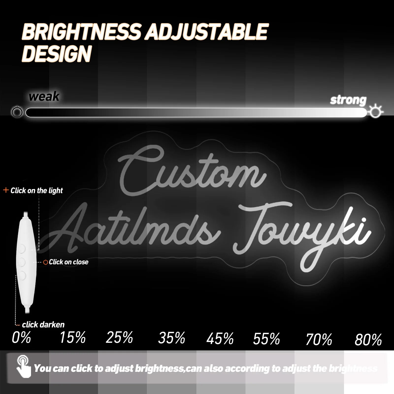 Изготовленный на заказ светодиодный знак с именем - Фотография_5