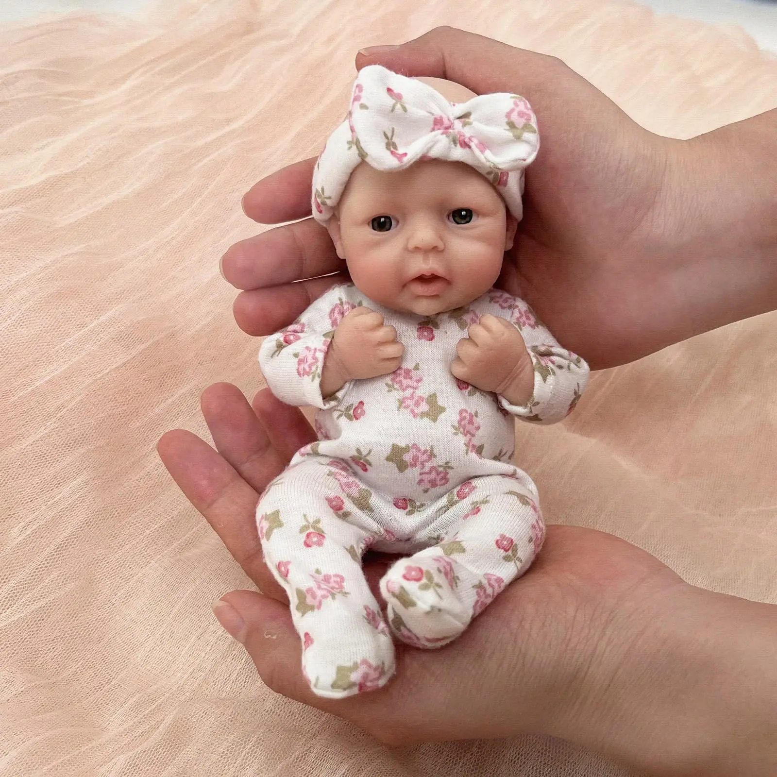 Blrags reborn baby dolls 7-дюймовая силиконовая кукла для девочек