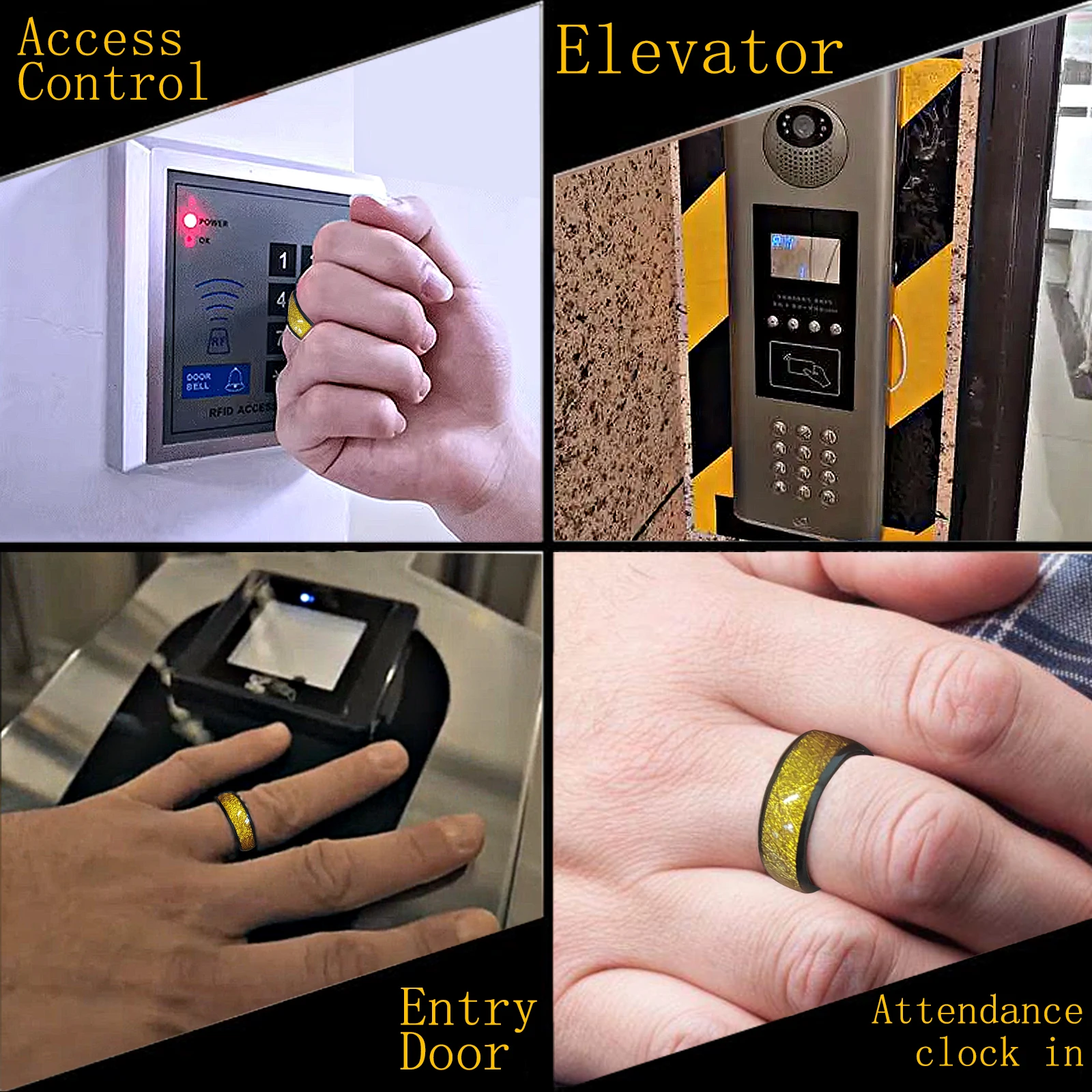 Керамическое rfid-кольцо m1 classic 1k s50 13 - Фотография_5