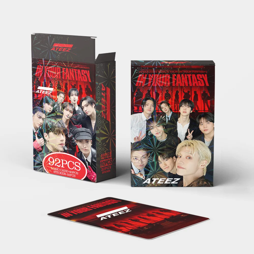 Kpop ateez lomo карты и наклейки - Фотография_4