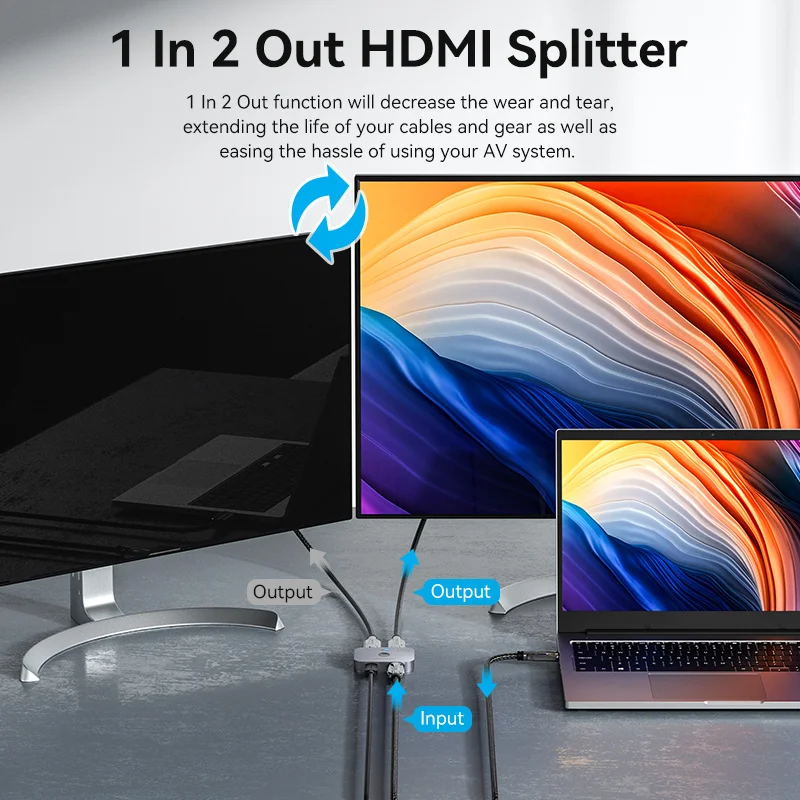 Разветвитель vention hdmi 2.1 8k - Фотография_4