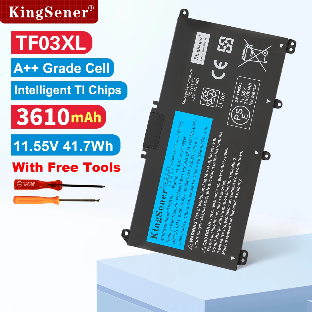 Аккумулятор kingsener tf03xl tf03
