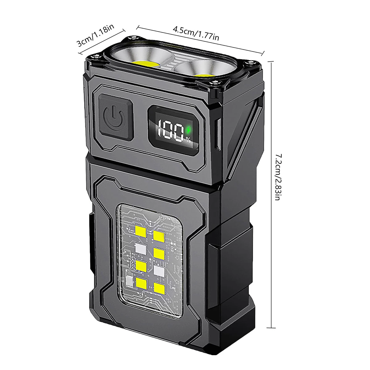 Мини - фонарик led cob usb зарядка - Фотография_2