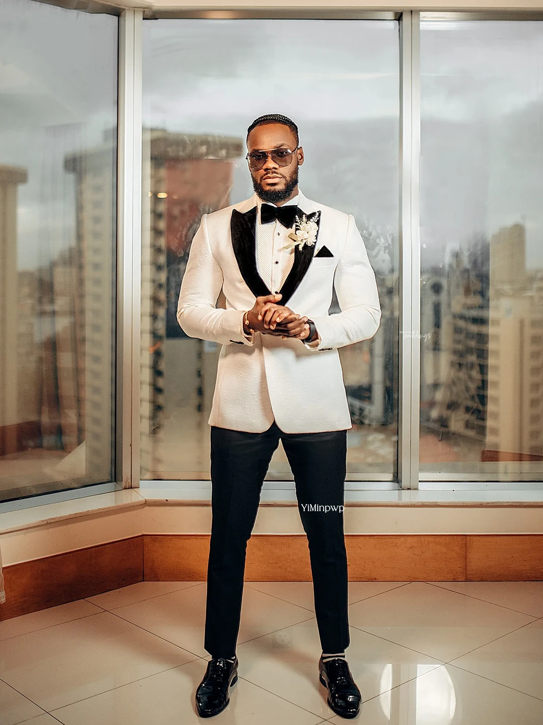 Белые мужские костюмы из 2 предметов - Фотография_4