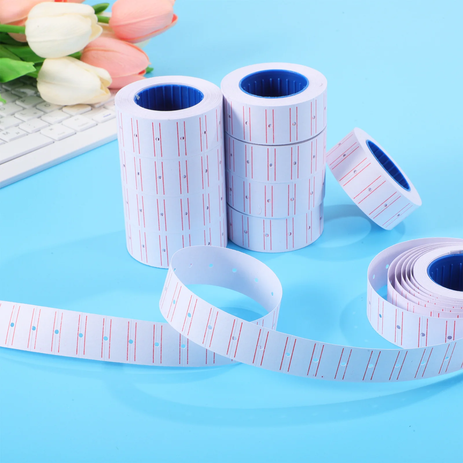 10 рулонов самоклеящихся наклеек с ценниками - Фотография_3