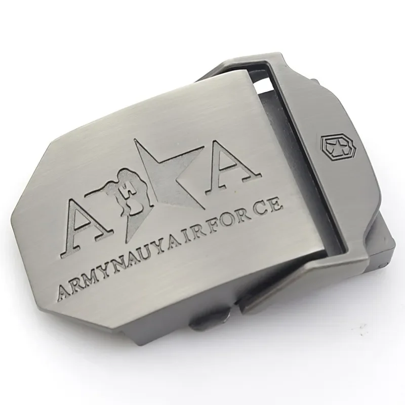 Модные мужские металлические пряжки для холщовых хлопковых ремней 3 - Фотография_4