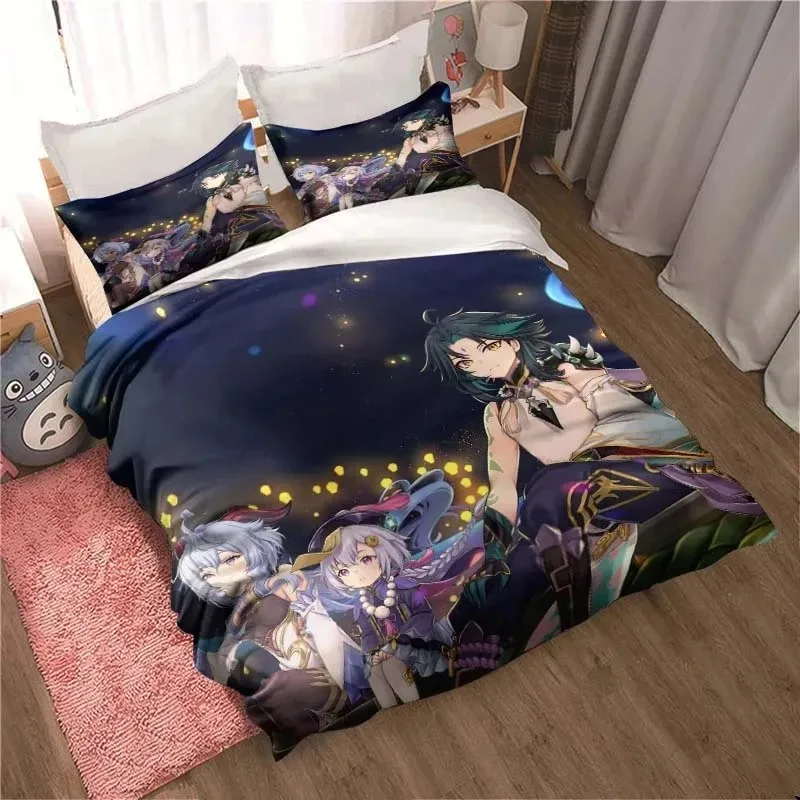 3d genshin impact game anime quilt - Фотография_4