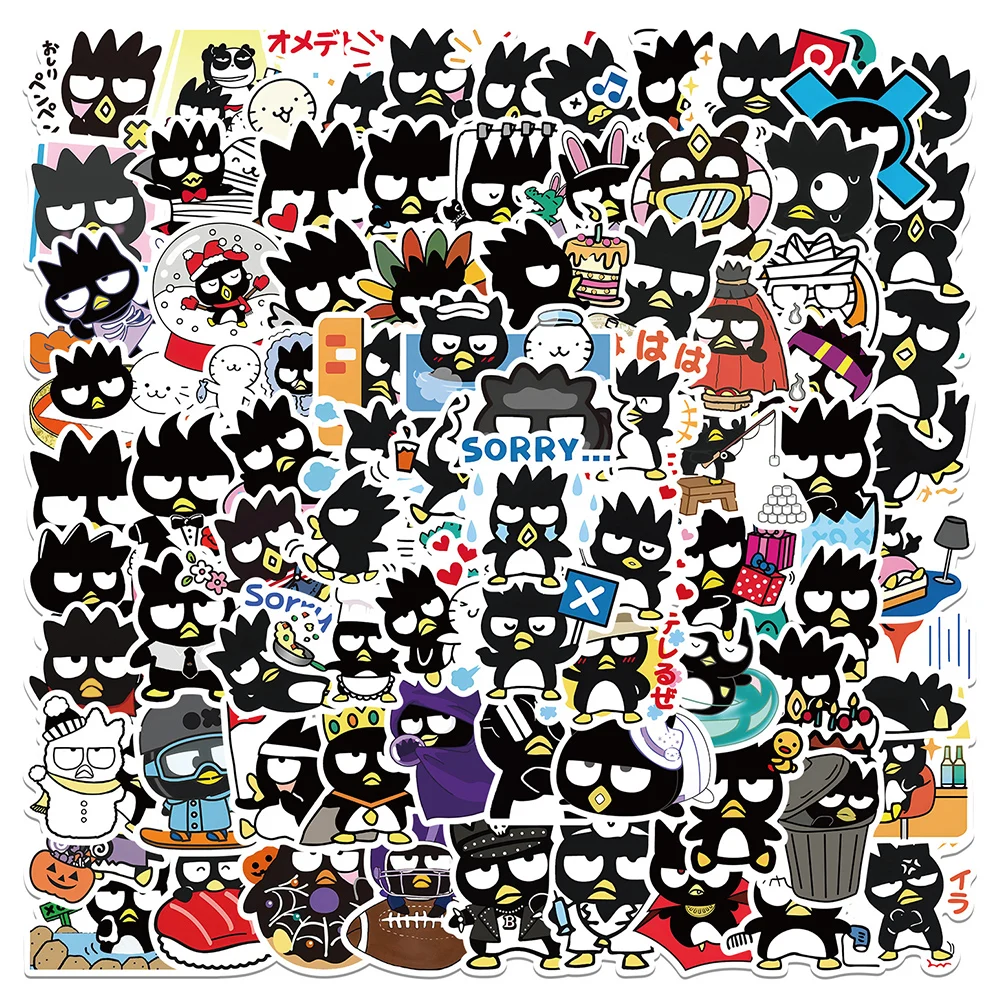 Bad badtz maru мультфильм наклейки