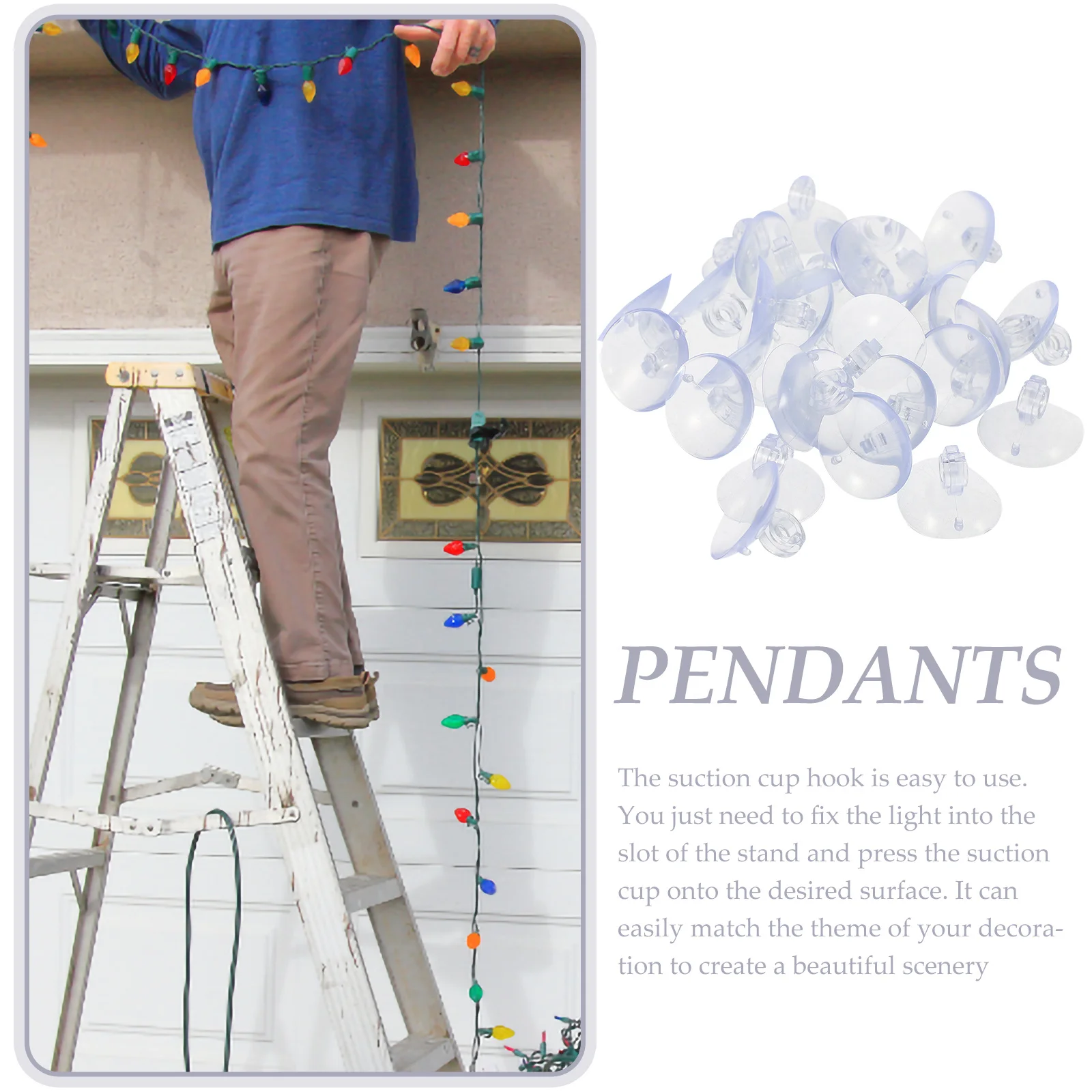 Зажимы для уличных гирлянд