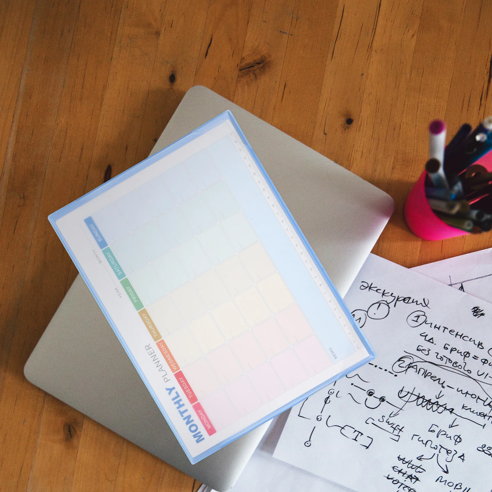 Ежемесячный планировщик без даты формата а4 - Фотография_2