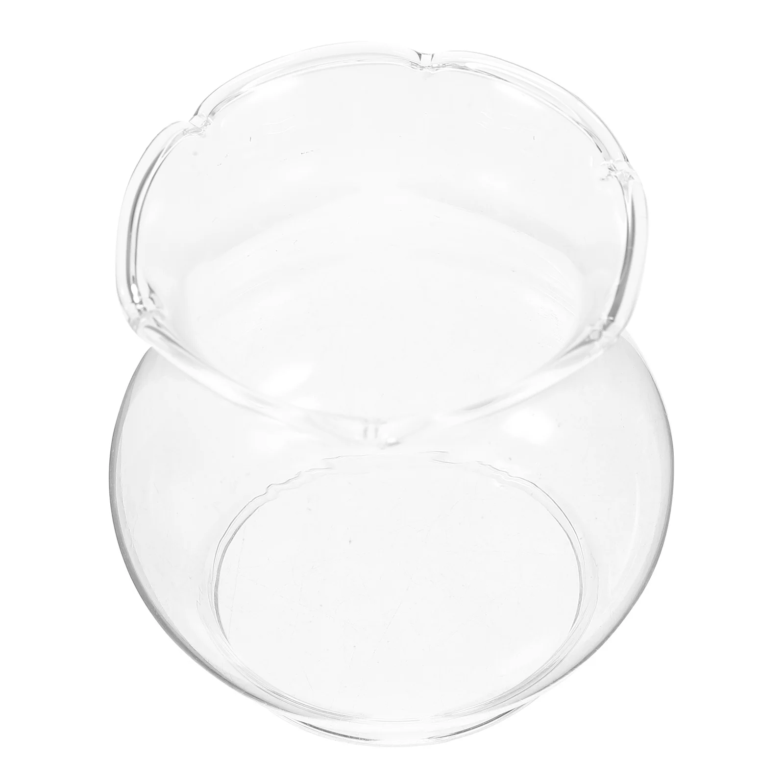 Прозрачный стеклянный масляный абажур - Фотография_2