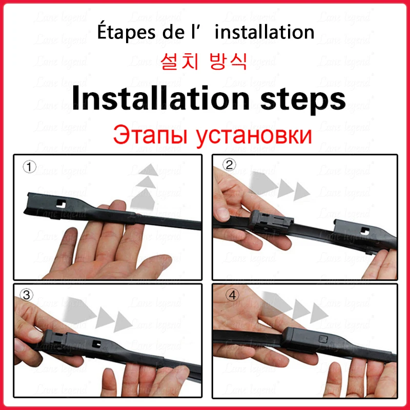 Для skoda fabia combi estate 2014-2020 левый передний и задний дворник - Фотография_6