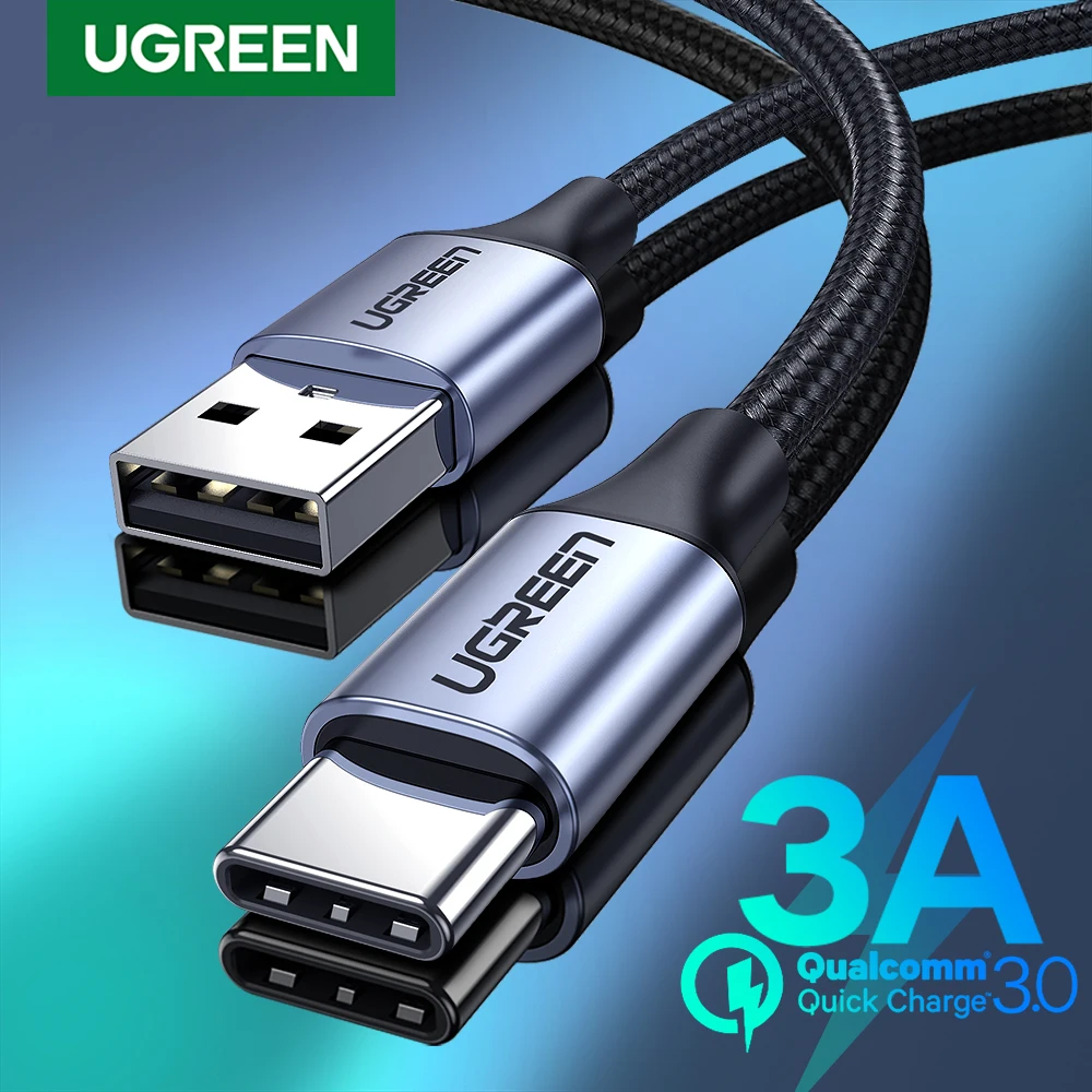 Ugreen 3a usb type c кабель для