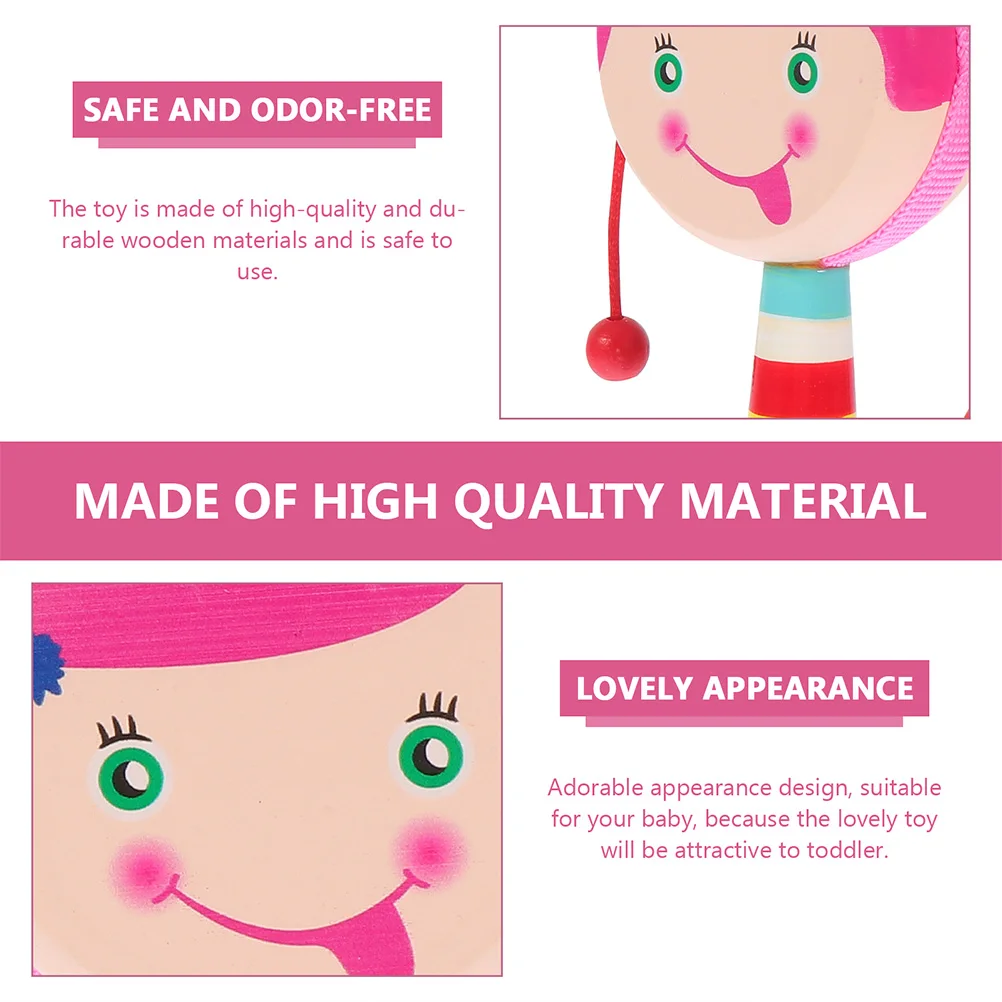 Деревянные барабаны детские погремушки - Фотография_5