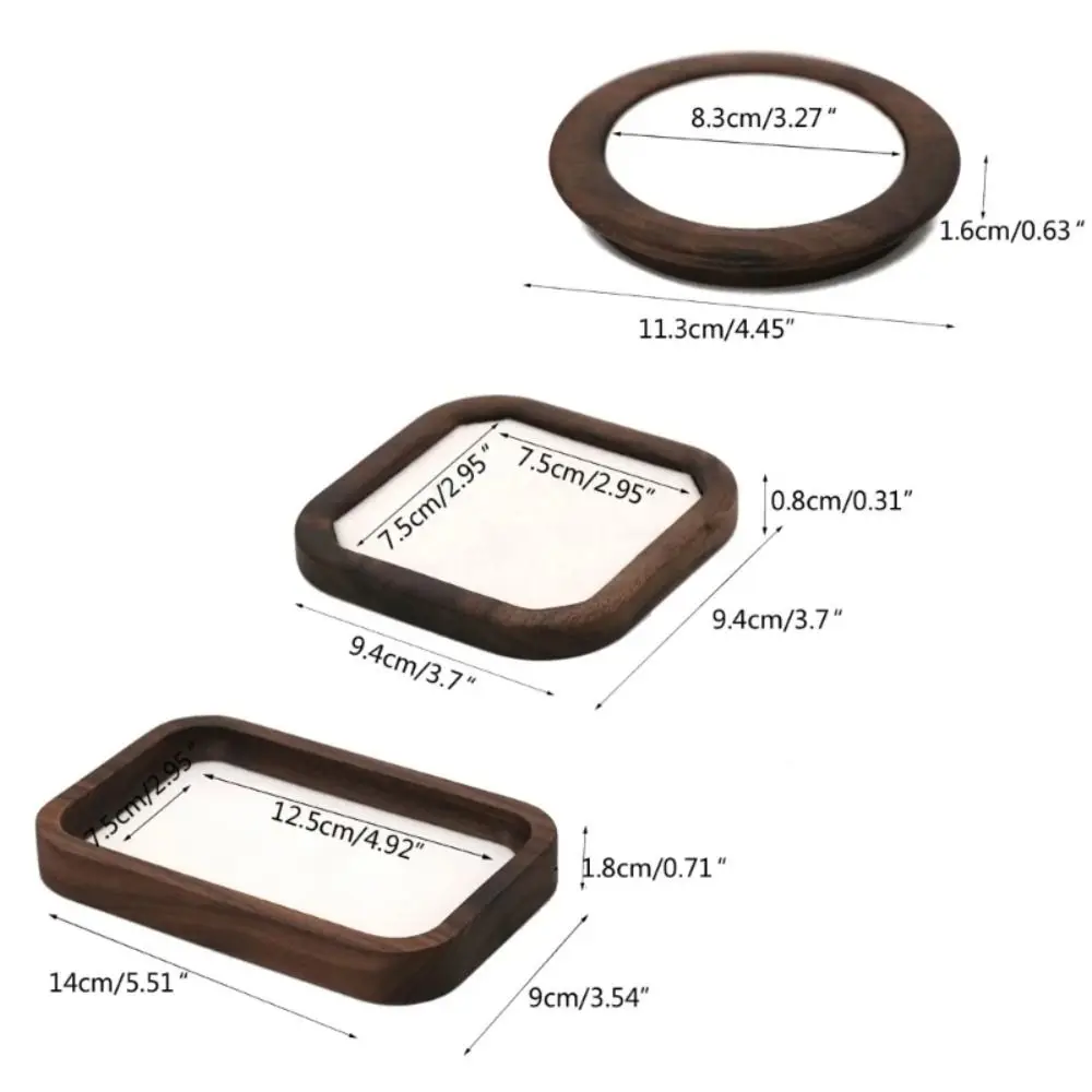 Деревянный поднос для колец с простой геометрией - Фотография_6