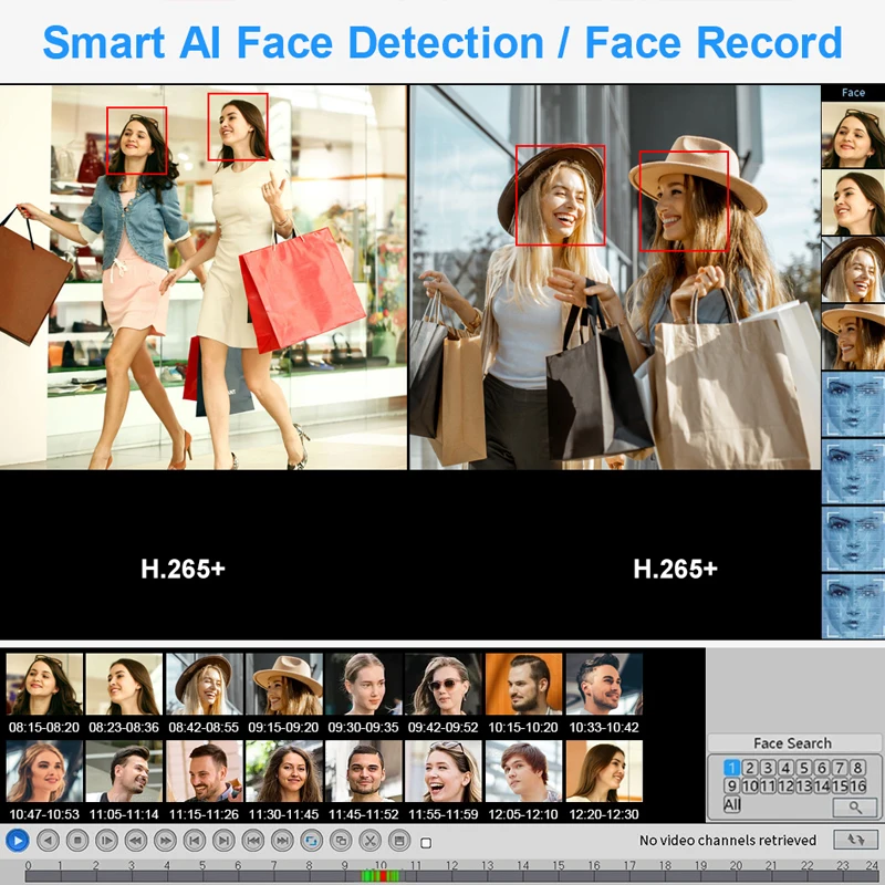 Smar 4ch 8ch ahd dvr 5 в 1 гибридный - Фотография_2