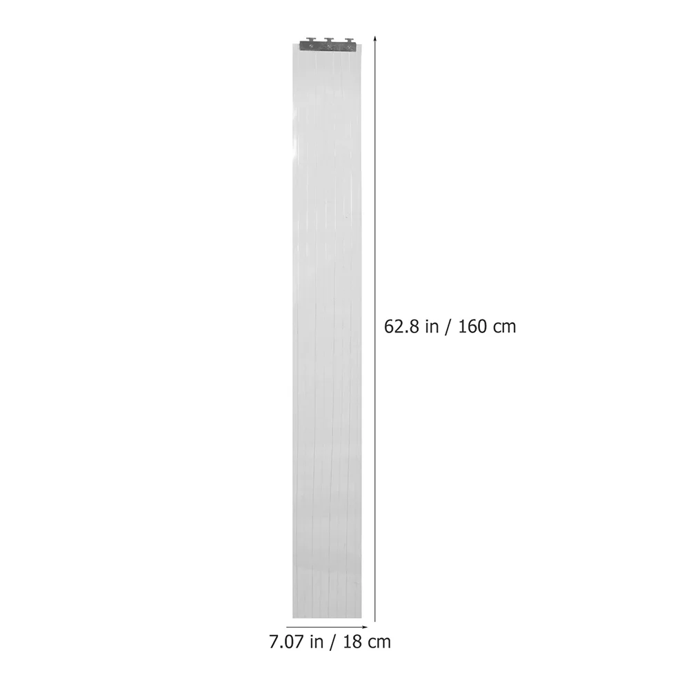 Прозрачная пластиковая полоса для дверных штор - Фотография_2