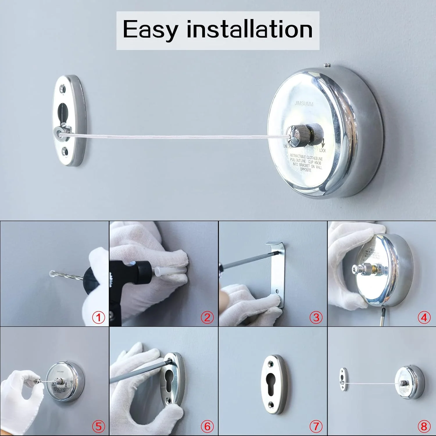 9,2 фута веревка для душа из нержавеющей стали - Фотография_6