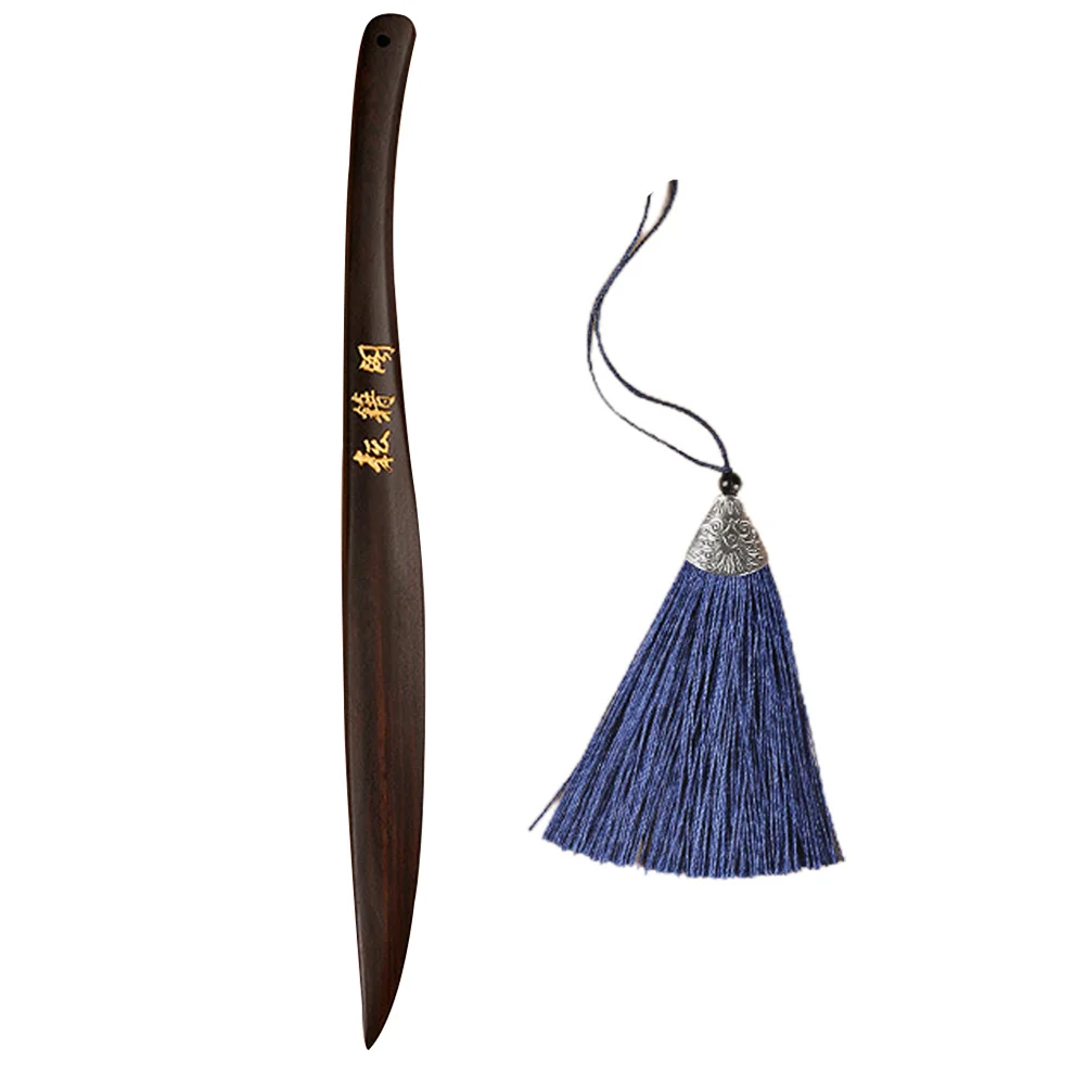 Деревянный китайский художественный резак для бумаги - Фотография_2