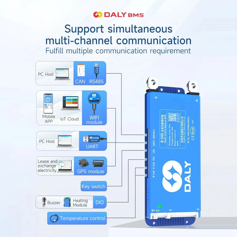 Daly wifi smart bms 4s 8s 16s 20s - Фотография_2