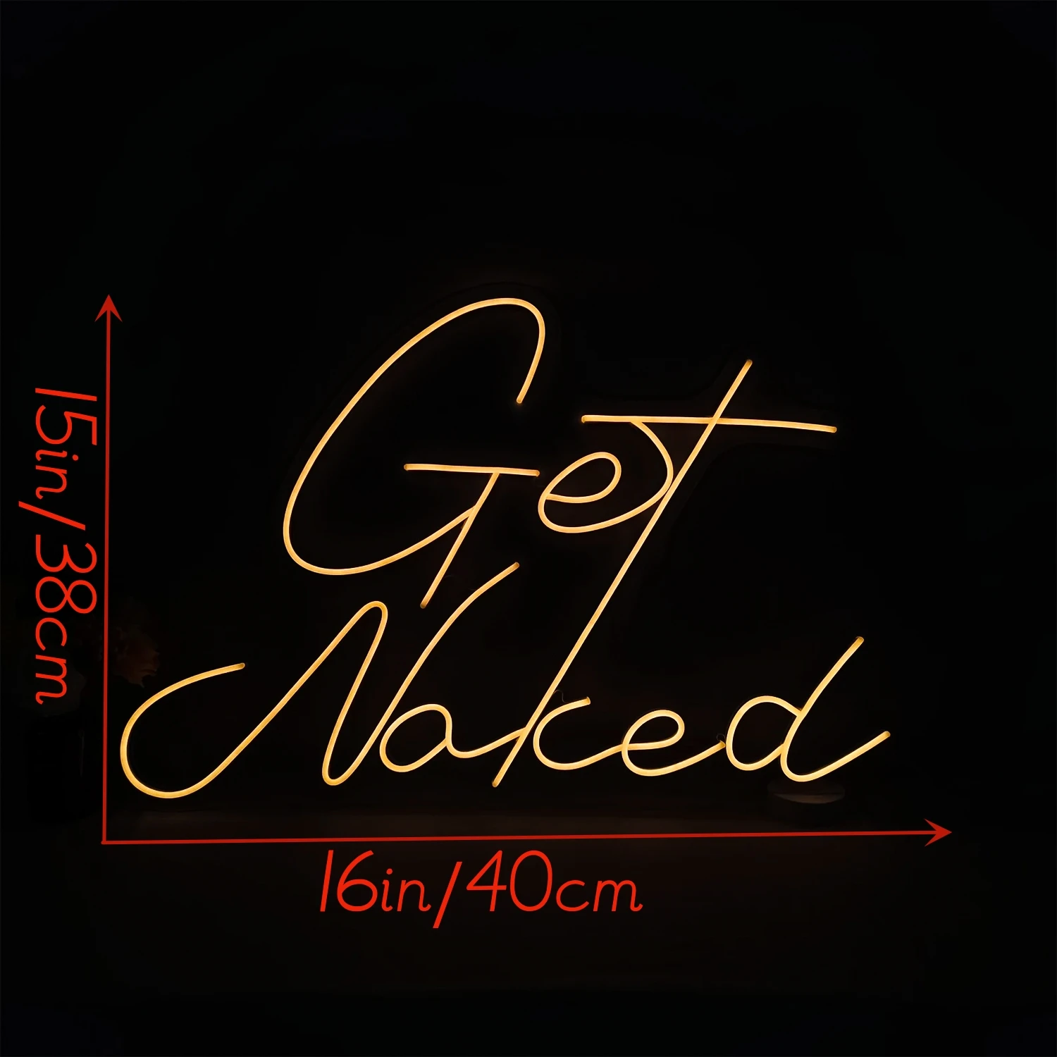 Get naked неоновая вывеска домашний - Фотография_6