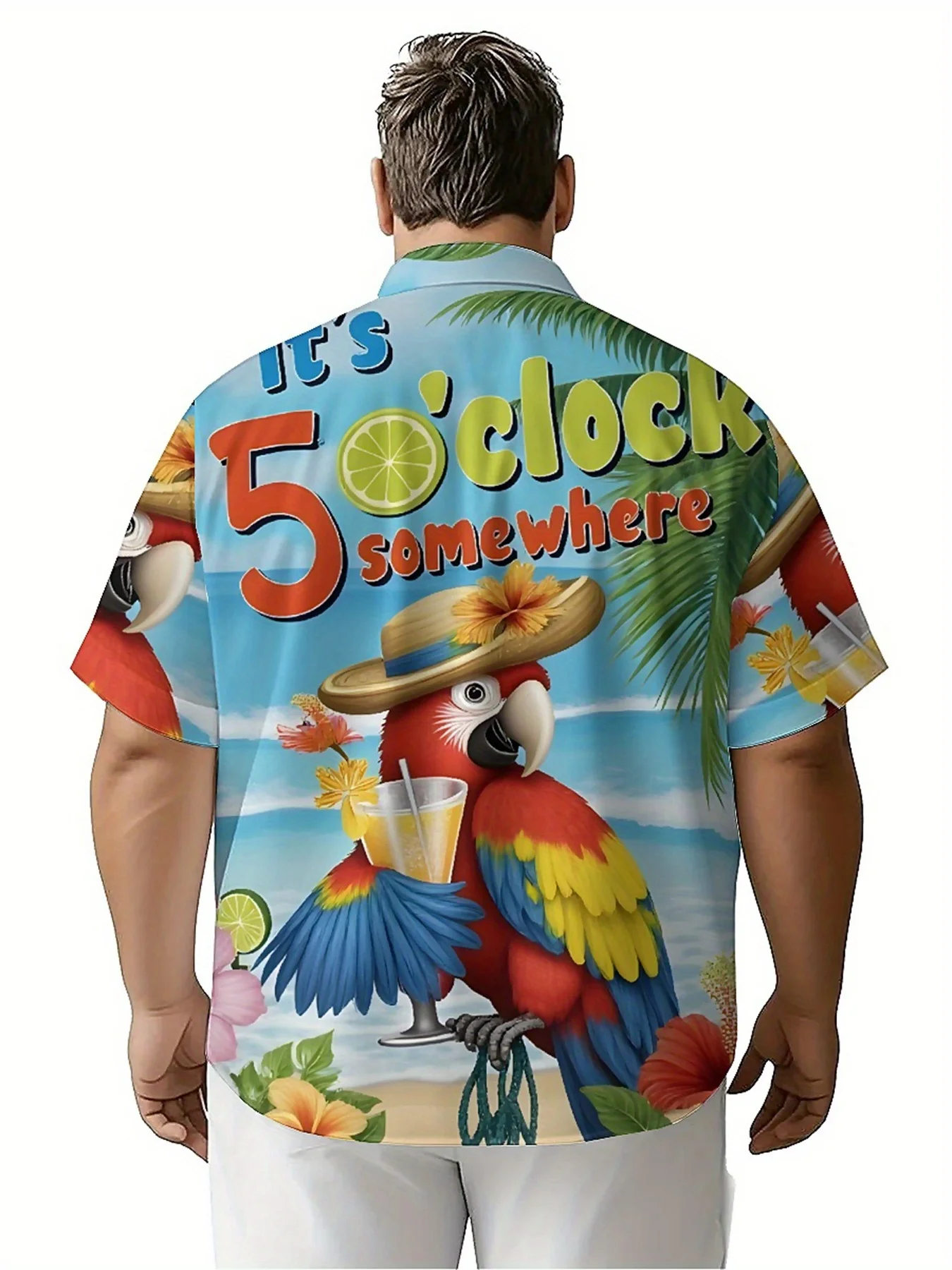 Мужские гавайские рубашки больших - Фотография_4