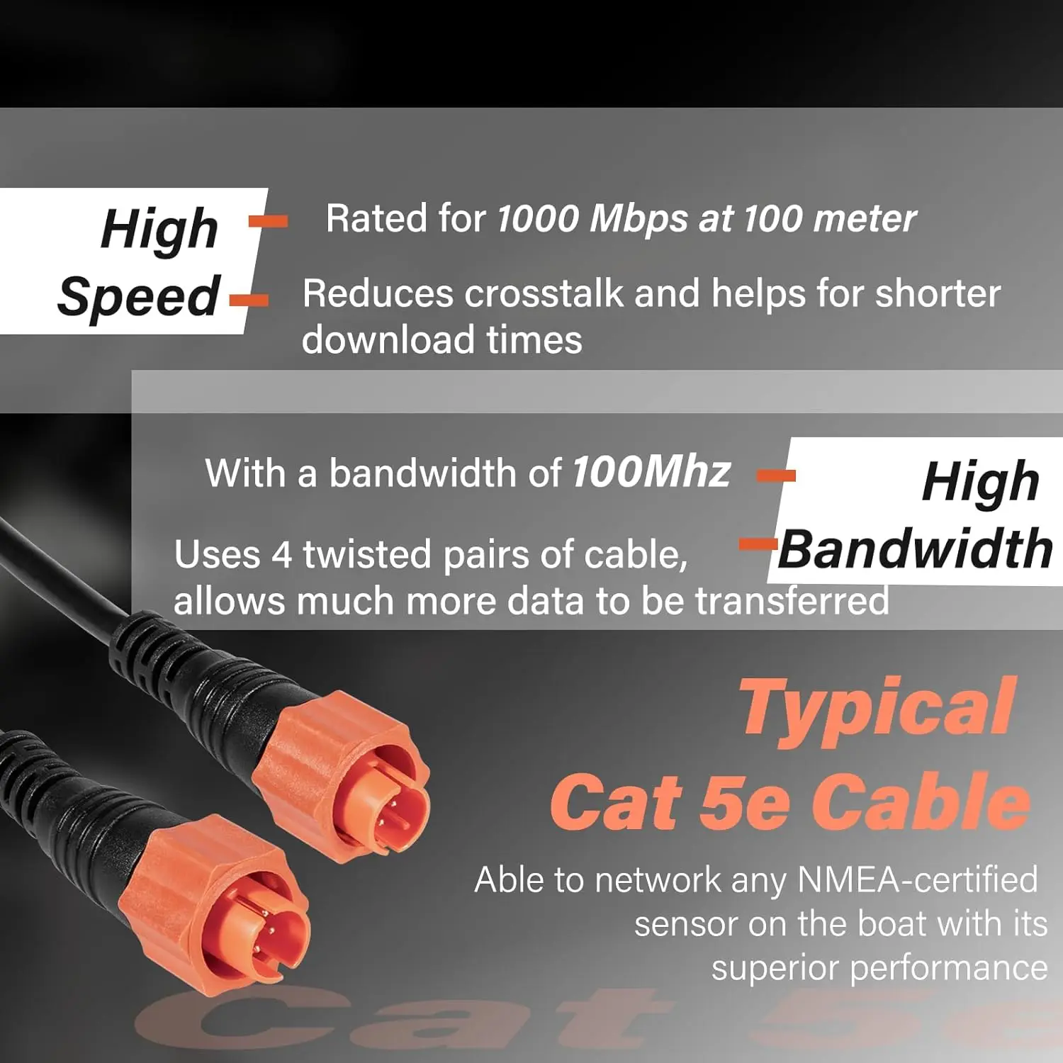 Запасная часть tm для соединительного кабеля ethernet lowrance - Фотография_4