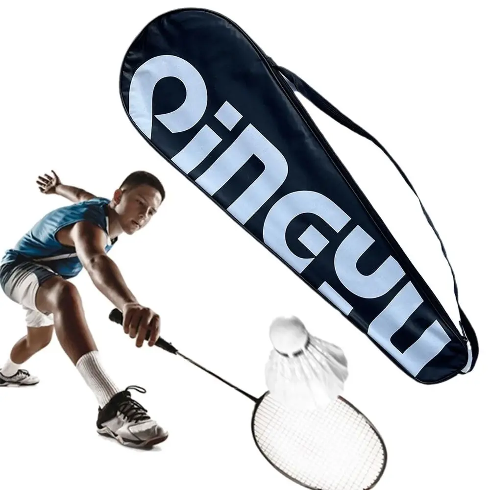 Прочный черный чехол для бадминтона из искусственной ткани оксфорд