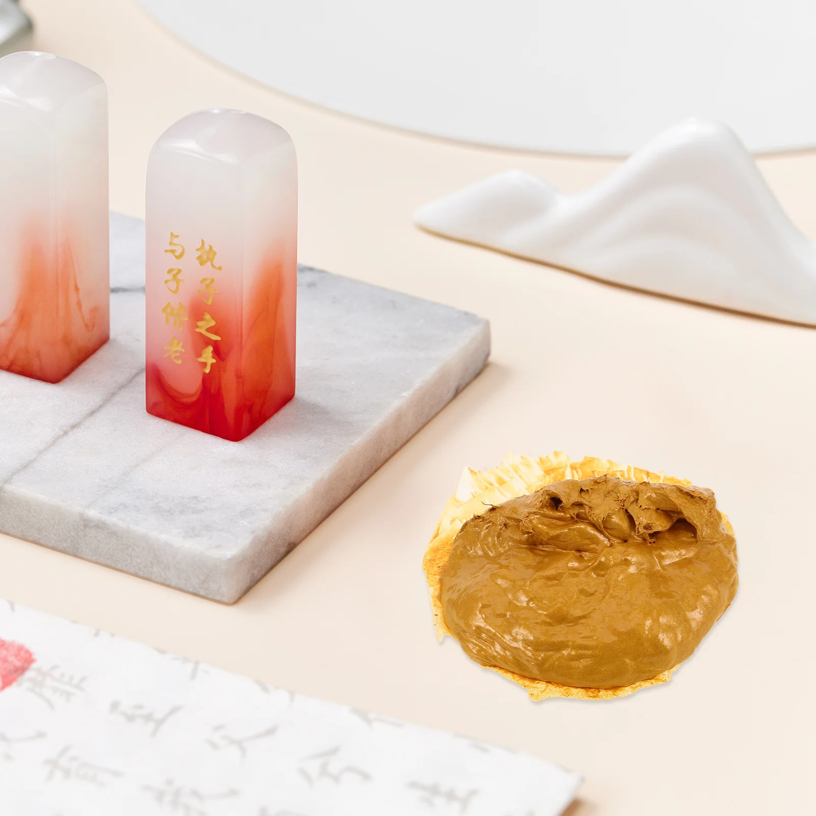 Чернильная паста для китайской золотой каллиграфии - Фотография_2