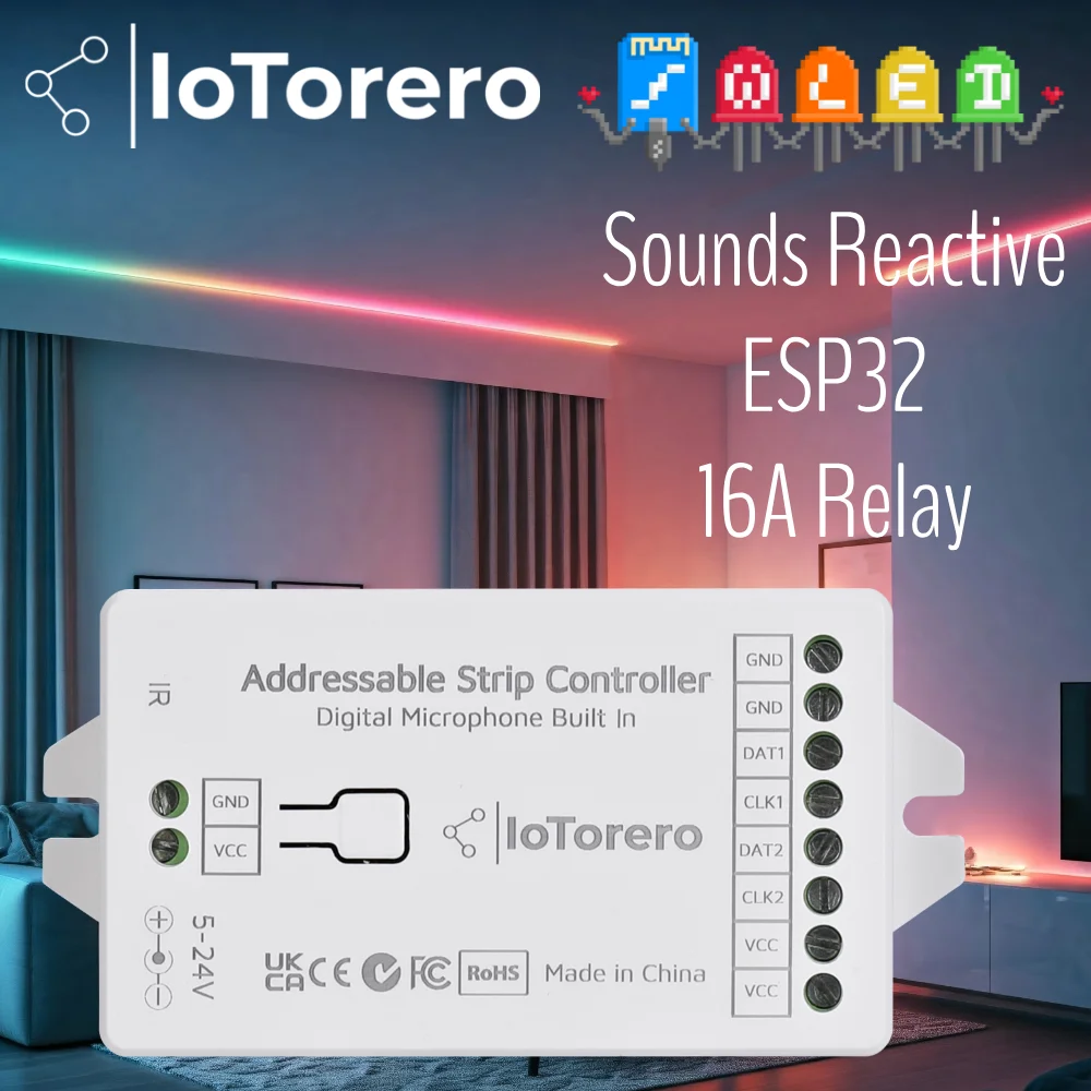 Iotorero wled esp32 контроллер