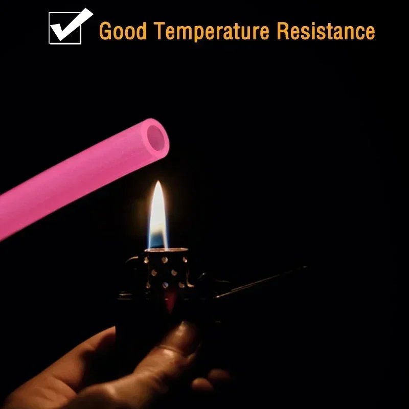 Розовый силиконовый шланг 1/2/5/10 м - Фотография_3