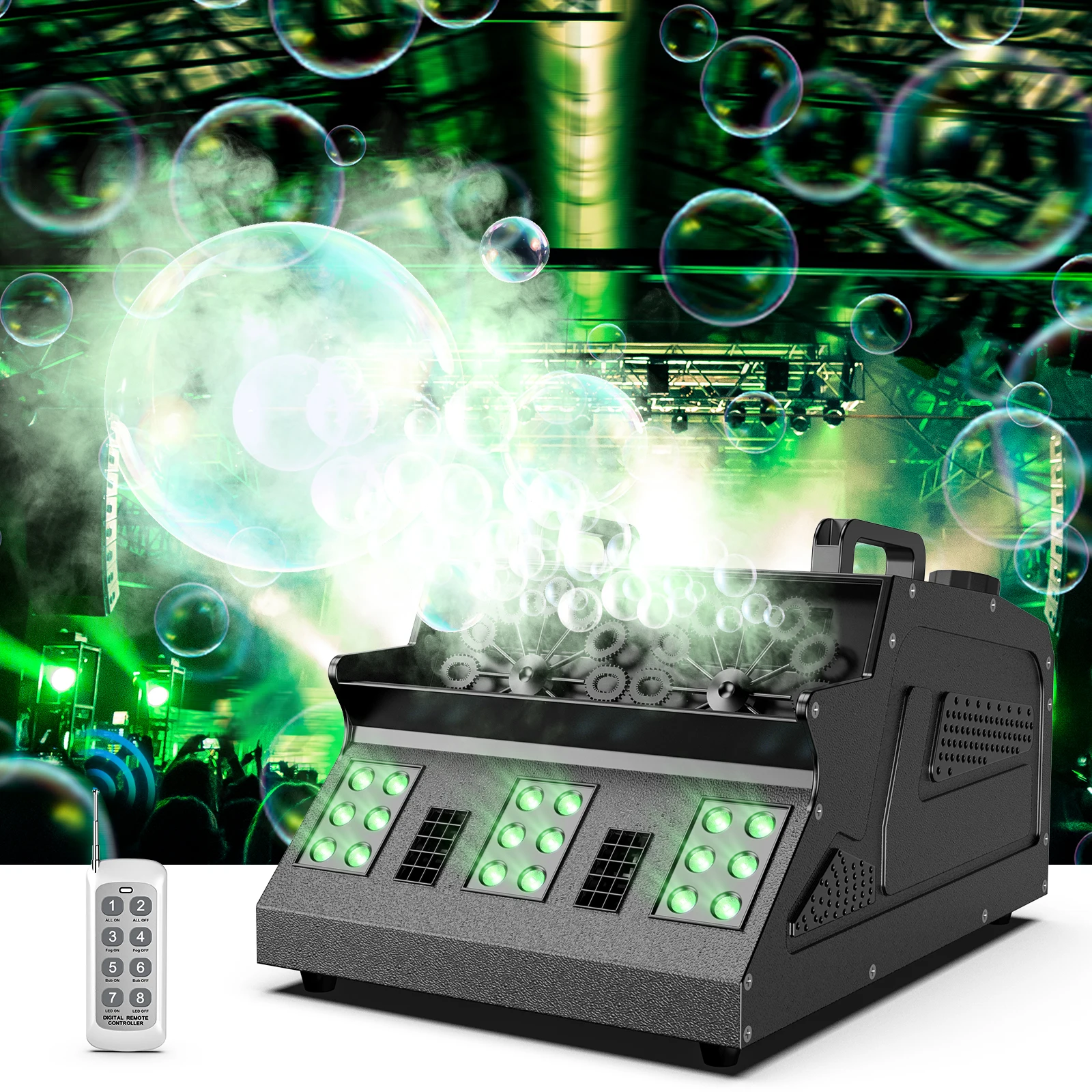Светодиодный rgb дымовой пузырь с дистанционным управлением для dj