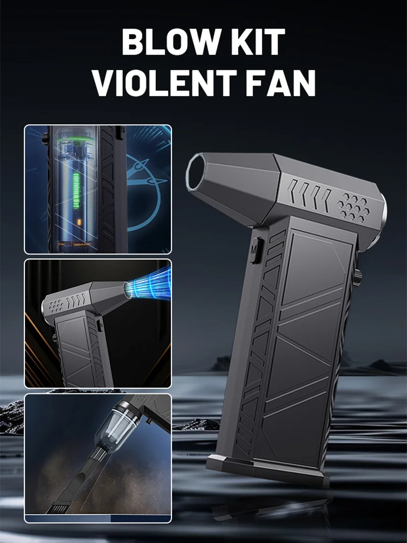 Вентилятор xiaomi violent 350000 мощный воздуходувка в минуту - Фотография_6