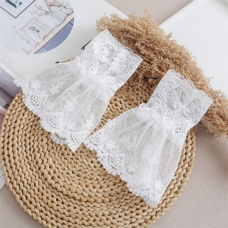 Сказочное кружево с выдолбленными искусственными рукавами - Фотография_3